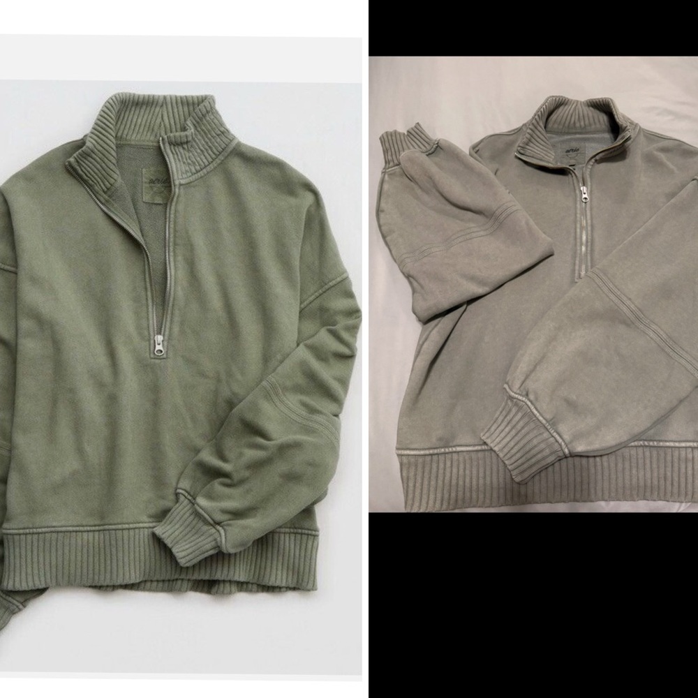 Aerie: Women’s Quarter Zip Sweatshirt